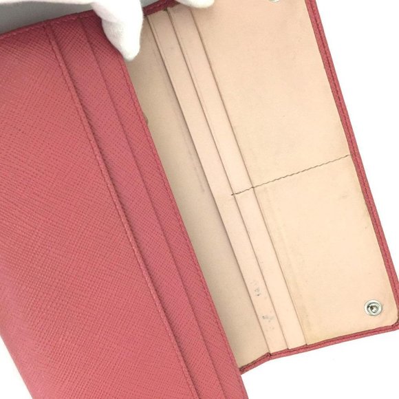 PRADA Saffiano Leather Long Bifold Wallet w/Card Case /1G0602 - Picture 5 of 8